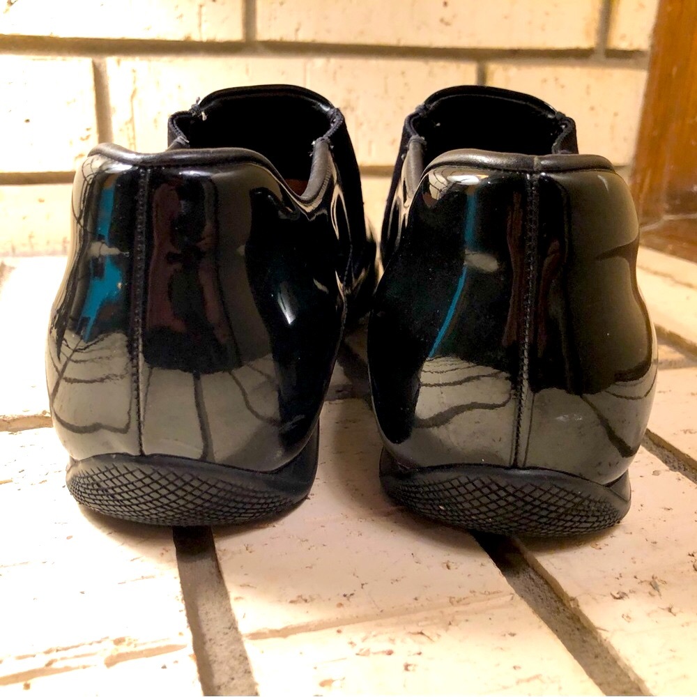PRADA - Men’s Patent Leather Shoes - Size 9.5 US/8.5 UK - Picture 5 of 7